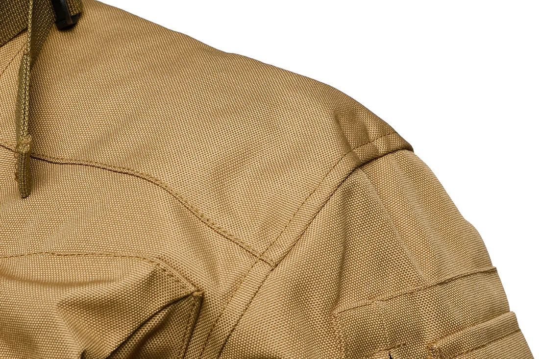 2026 Men's Tactical Cargo Jacket Casual Multi-pocket Wear-resistant Coat Outdoor Waterproof Windbreaker Man Combat Bomber Jacket