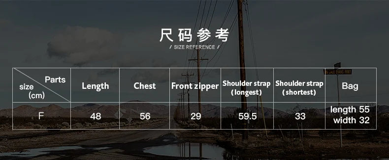 Maden Men Multi-pocket Tactical Vest Jacket & Bag Japan Retro Multi-function Photography Waistcoat Wide Shoulder Strap Solid Bag