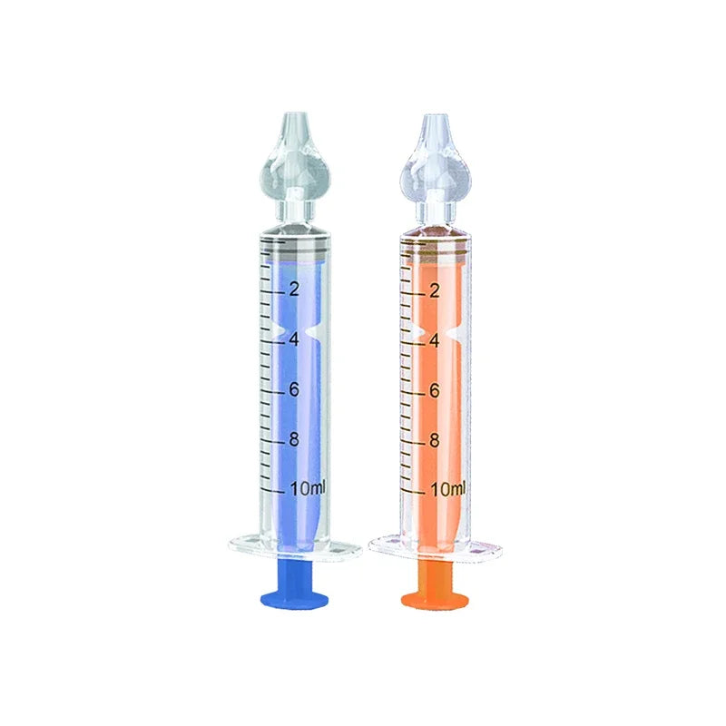 Needle Tube Nasal Aspirator Syringe Baby Nose Cleaner Baby Rhinitis Nasal Washer Reusable Nasal Irrigator Washing for Children