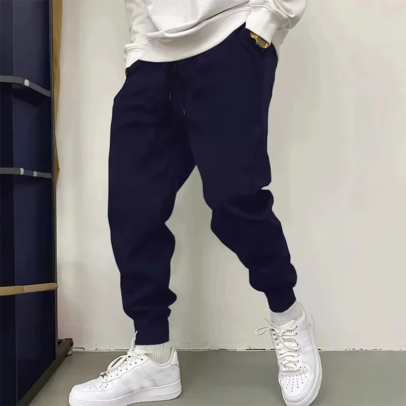 Autumn Winter Daily Casual Sporty Trousers Home Outdoor 2026 Hot Sale Men's Sweatpants High Quality Solid Color Jogger Pants