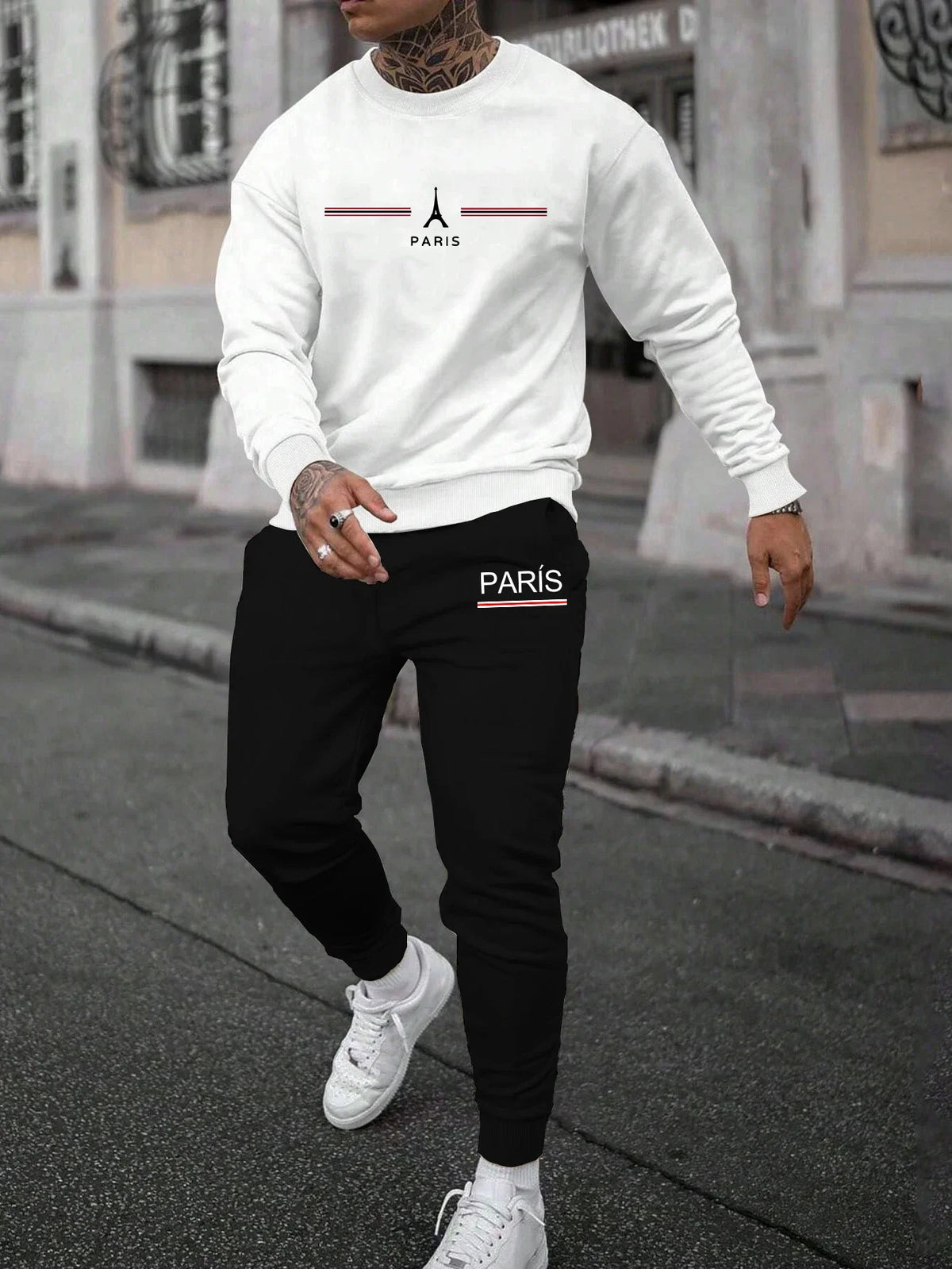 Autumn Winter Men's Tracksuit Daily Casual Fashion Single Sweatshirts Sweatpants Men Sports Comfort Simplicity Outdoor Quality