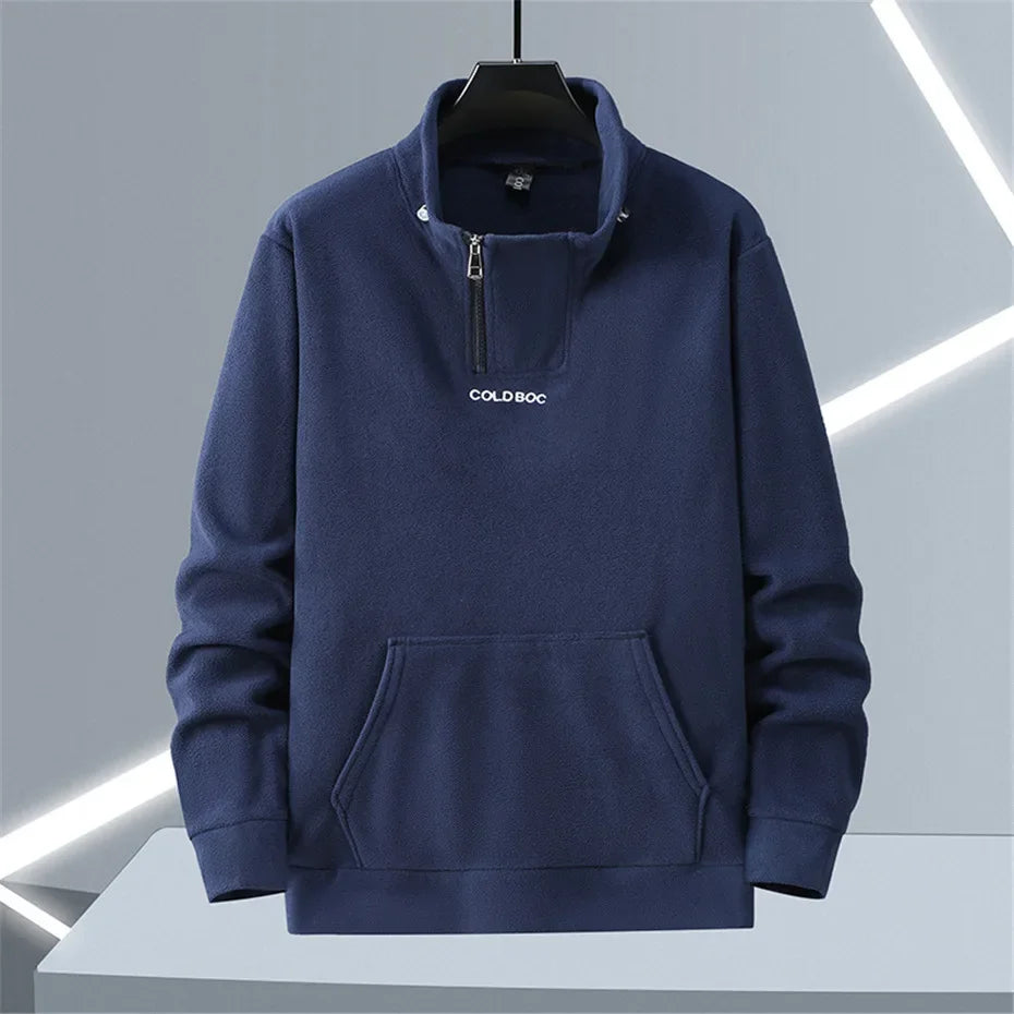 Polar Fleece Tracksuit Men 12XL Plus Size Men's Sets Sweatshirt Sweatpants Autumn Winter Casual Suits Male Big Size 10XL 12XL