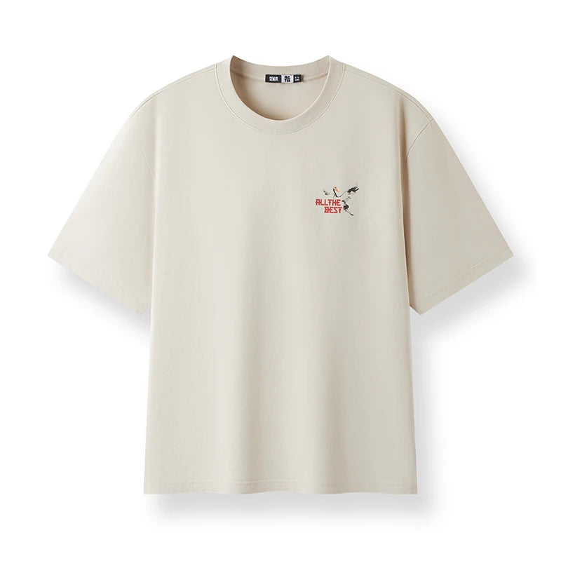 Semir Men Tshirt Cool Feeling Printed Traditional Style Trendy Knit Casual Top 2026 Summer Fashion Daily Comfort Wear