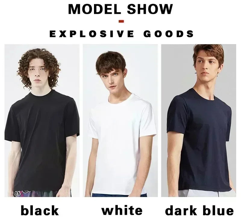 Cotton Short Sleeve T-shirt for Men and Women European and American Style Retro Design Sense Short Sleeve Print All Match Top