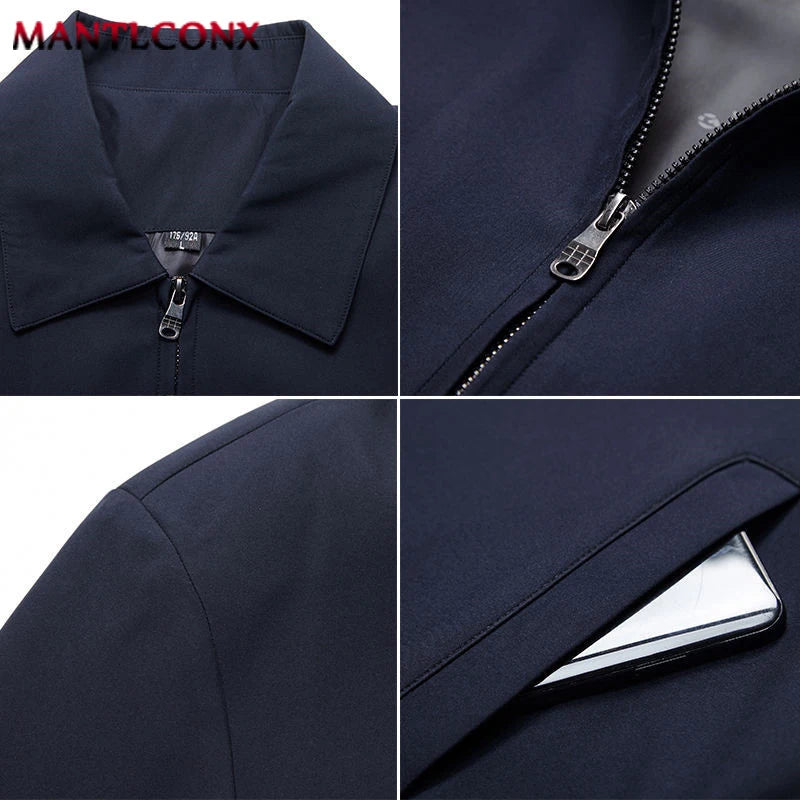 New Warm Padded Parka Men's Winter Jacket Coat Thermal Winter Jacket Men Business Casual Blazer Coat Men Autumn Luxury Outwear