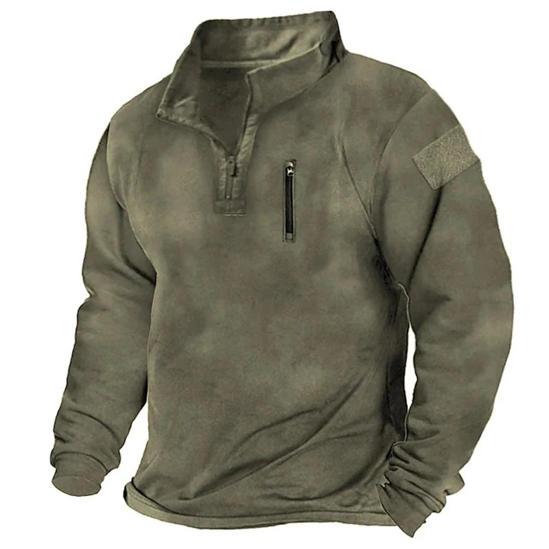 Men's Clothing Trainning Tactical Top 2026 NEW Long Sleeved Warm Tshirt Windproof Pullover for Men Sweatshirt