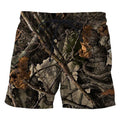 Camouflage Leaf 3D Print Sport Quick-dry Breathable Men Women Pant Outdoor Street Casual Fashion Loose Run Fitness Shorts Summer