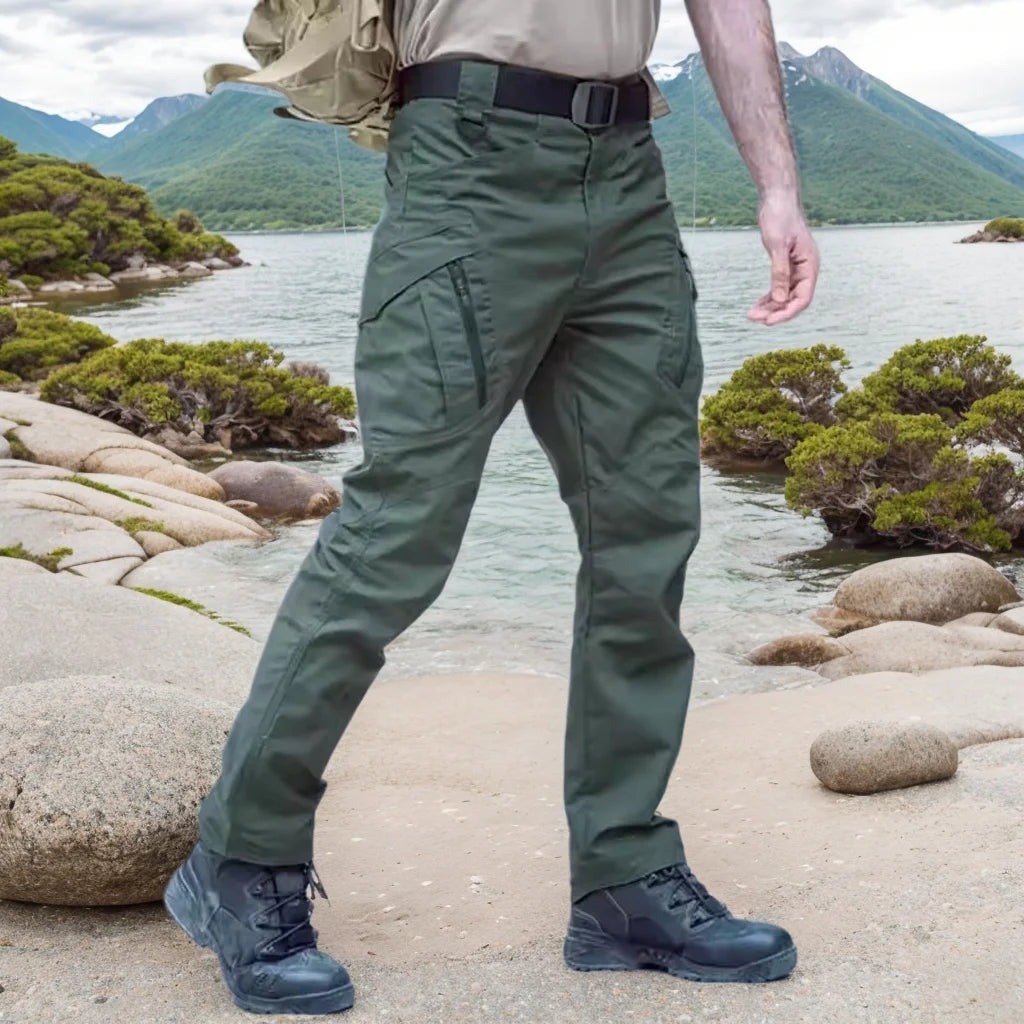 Tactical Men Pants Summer Lightweight Casual Trousers Waterproof Multiple Pockets Cargo Pants Quick Dry Outdoor Workout Pant
