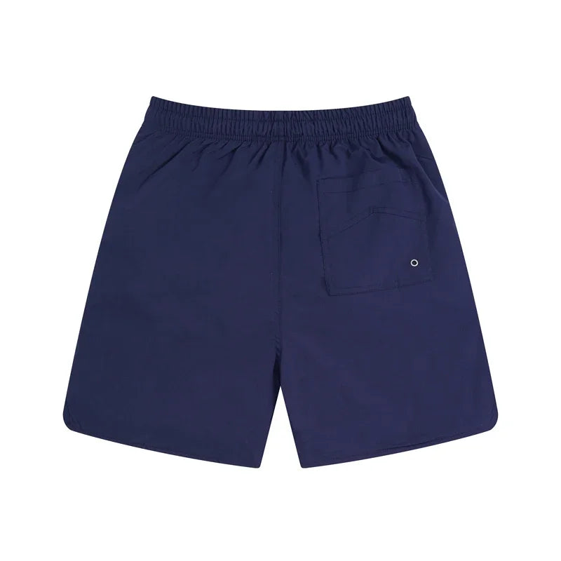 American Style Trendy Rhude Casual Shorts Loose Breathable Multi-color Mesh Beach Sports Shorts