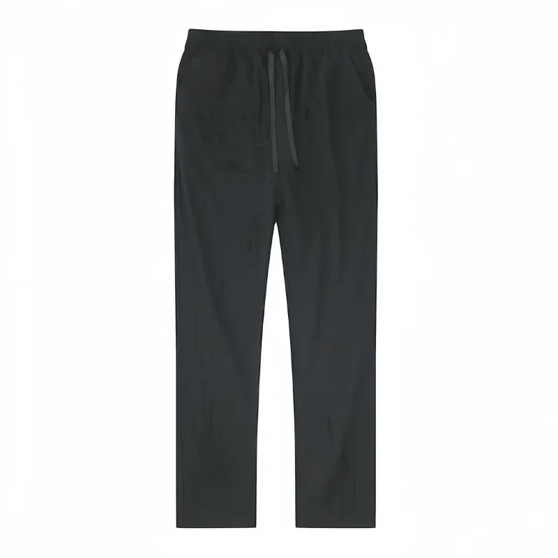 Men's Cotton Linen Pants Joggers Sweatpants Streetwear Breathable Solid Color Vacation Linen Trousers  Autumn Loose casual Pants