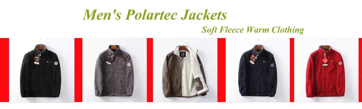 Autumn Winter Men's Fleece Jackets Casual Male Outdoor Windbreaker Work Jacket Mens Thermal Warm Tactical Coats Clothing