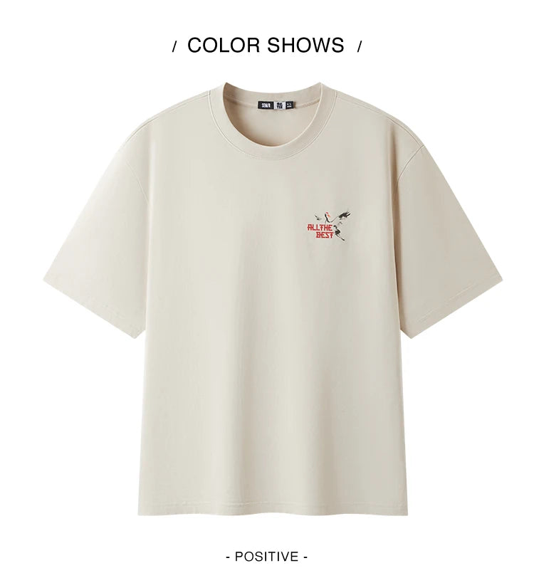 Semir Men Tshirt Cool Feeling Printed Traditional Style Trendy Knit Casual Top 2026 Summer Fashion Daily Comfort Wear