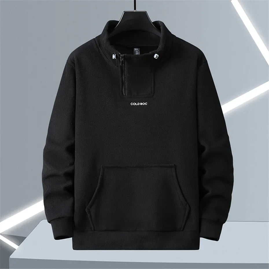 Polar Fleece Tracksuit Men 12XL Plus Size Men's Sets Sweatshirt Sweatpants Autumn Winter Casual Suits Male Big Size 10XL 12XL