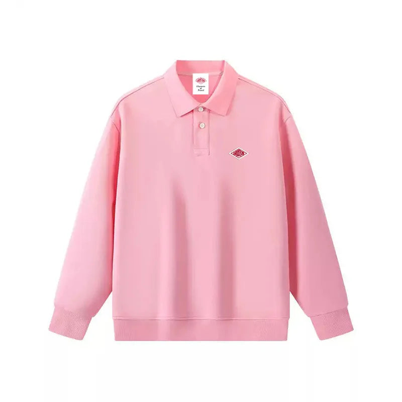 Autumn Winter High Quality Sweatshirts Cotton Brand Embroidery Logo Casual Hoodie Men Long Sleeve Women Polo Tracksuit Tops