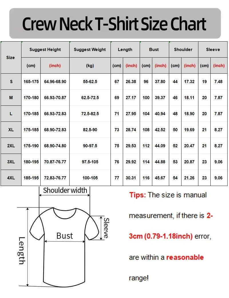 Cotton Short Sleeve T-shirt for Men and Women European and American Style Retro Design Sense Short Sleeve Print All Match Top