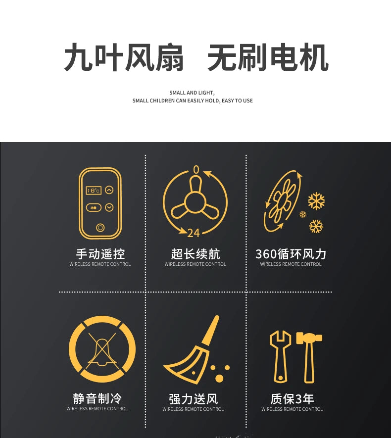 Summer Cooling Air Conditioning Clothing Sun Protection Cooling Fan Clothes Workwear Outdoor Heat Dissipation Sun Protection Lab