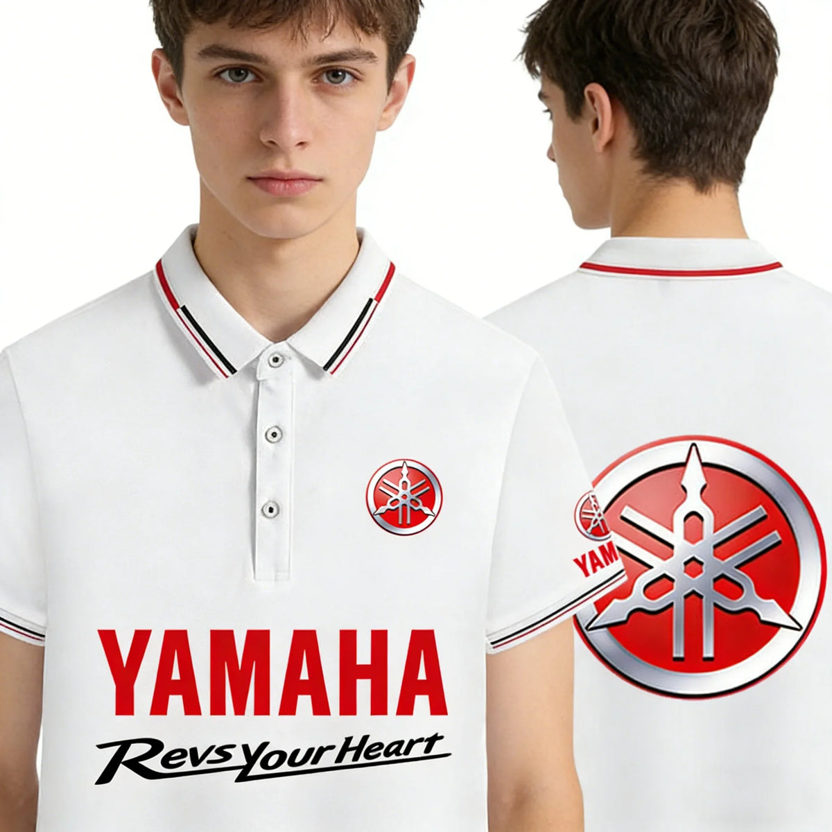motorcycle Racing collared Yamaha POLO shirt cycling suit for men and women summer top short-sleeved T-shirt motogp fan clothing