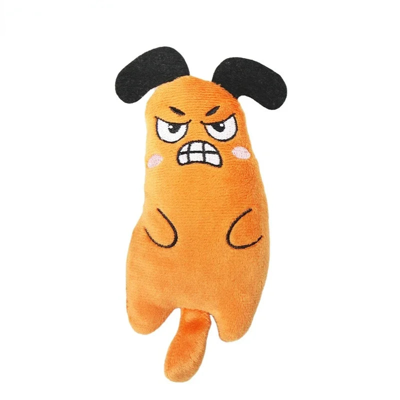 Claws Thumb Bite Cat Mint for Cats Hot Pet Kitten Chewing Toy Funny Cute Plush Toy Teeth Grinding Catnip Cat Toys Interactive