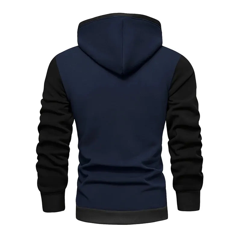 2024 Spring And Autumn Men's Sports Suit Fleece Lined Hooded Sweatshirt + Sweatpants 2 Sets Leather Label Embroidery Men's Wear