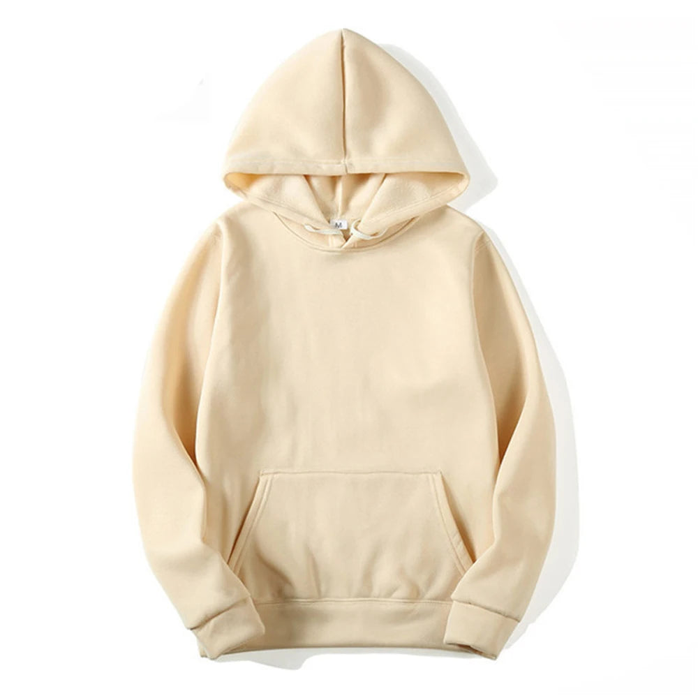 Men Hoodies Women Pullover Spring Autumn Casual Hoodie Sweatshirts Solid Color Hoodies Oversize Black Sweatshirt For Male