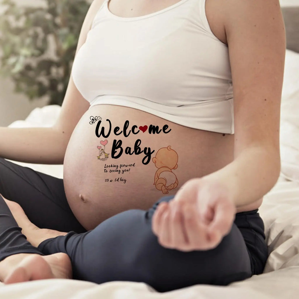 Childbirth Congratulations Stickers for Pregnant Women Gifts Pregnant Women Photos Tattoo Stickers Pregnant