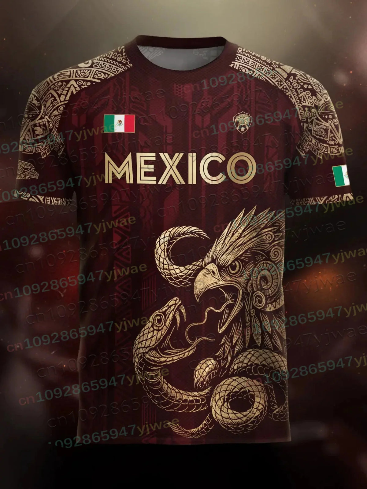 Mexico Special Youth Football Jersey Mens Women Casual Sport Breathable Top for Competition Training Tees Summer Men's Clothing