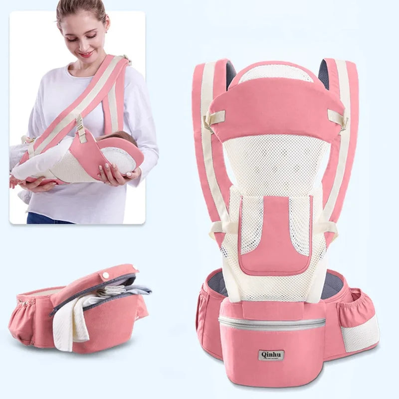 Newborn Ergonomic Baby Carrier Backpack Infant Baby Hipseat Carrier Front Facing Ergonomic Kangaroo Baby Wrap Sling Travel