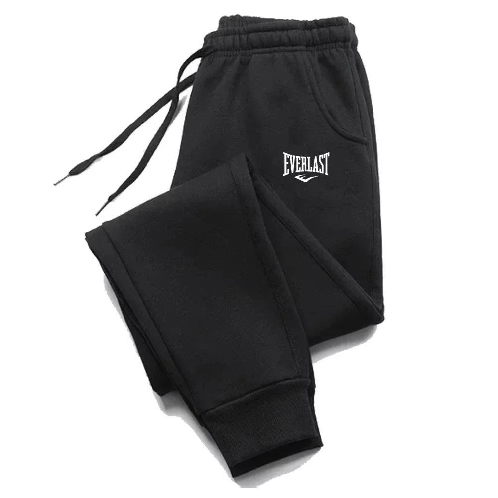 New Printed Pants Autumn EVERLAST Men/Women Running Pants Joggers Sweatpant Sport Casual Trousers Fitness Gym Breathable Pants
