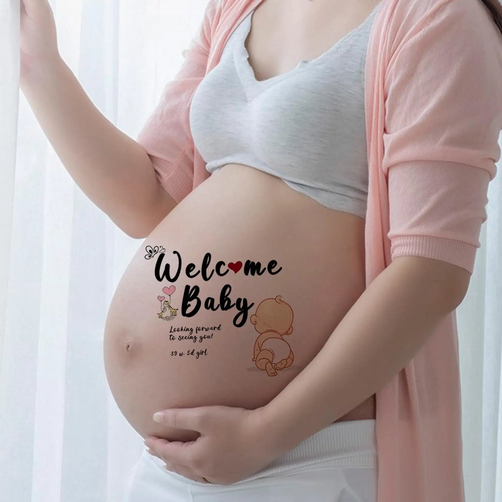 Childbirth Congratulations Stickers for Pregnant Women Gifts Pregnant Women Photos Tattoo Stickers Pregnant