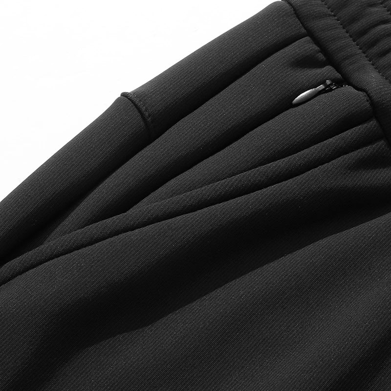 Big Size 9xl 8xl Winter Fleece Sweatpants Men Thicken Warm Jogger Pants Drawstring Elastic Zip Pockets Thermal Straight Trousers
