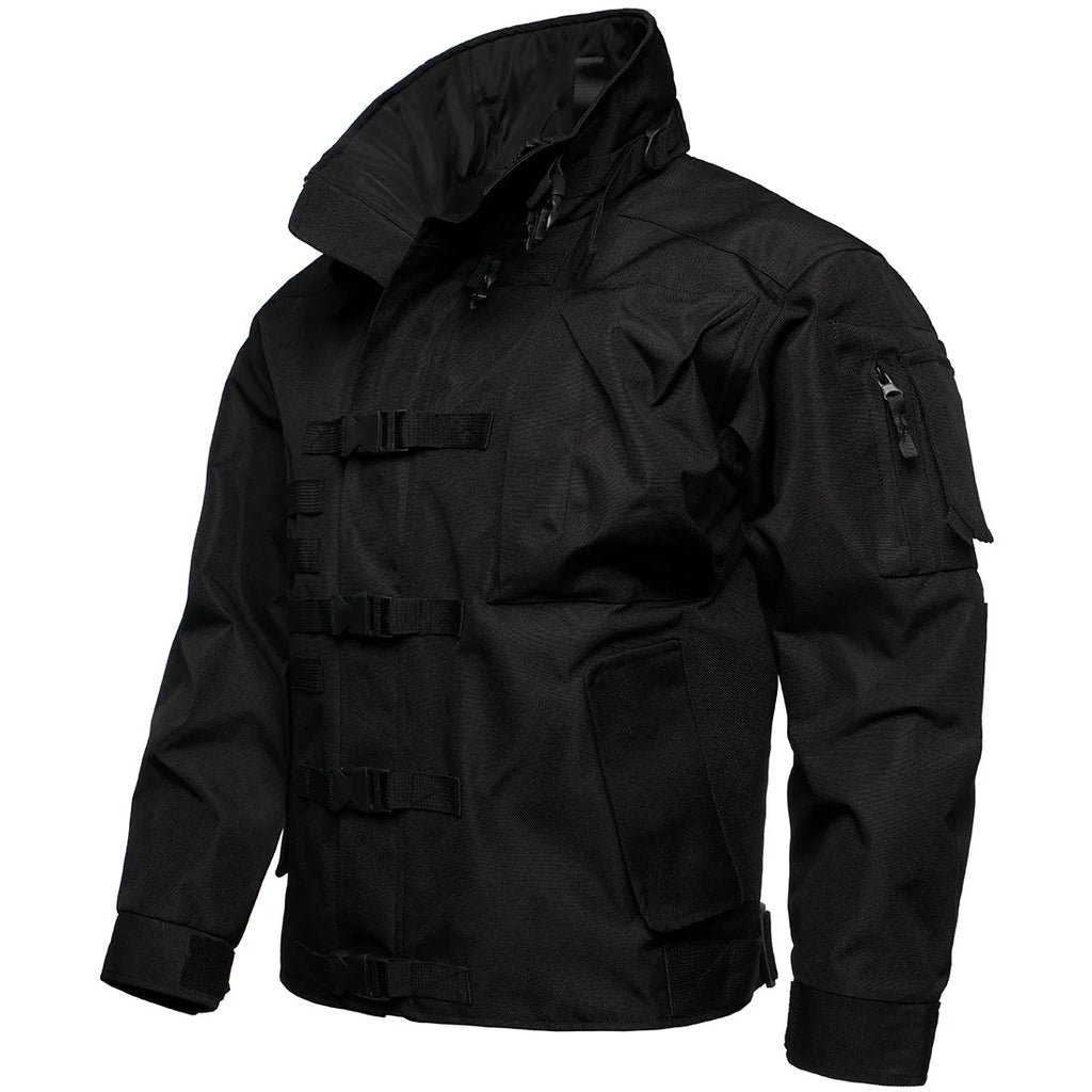 2026 Men's Tactical Cargo Jacket Casual Multi-pocket Wear-resistant Coat Outdoor Waterproof Windbreaker Man Combat Bomber Jacket