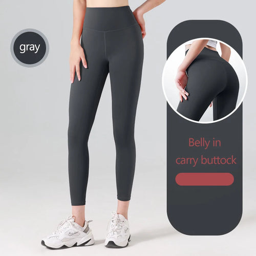 Ribbed Yoga Pants High Waisted Gym_eggings Sport Women Fitness