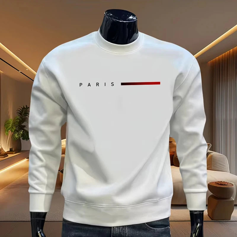 Fashion Mens Sweatshirts Printing Casual O-Neck Long Sleeve Tops Outdoors Sports Jogging Man Clothing Daily Street Pullover y2k