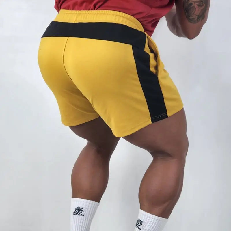 Men's Basketball 3-Point Sports Shorts Gym Fitness Training Elastic Loose Summer Beach Bodybuilding Shorts with Zip Pocket