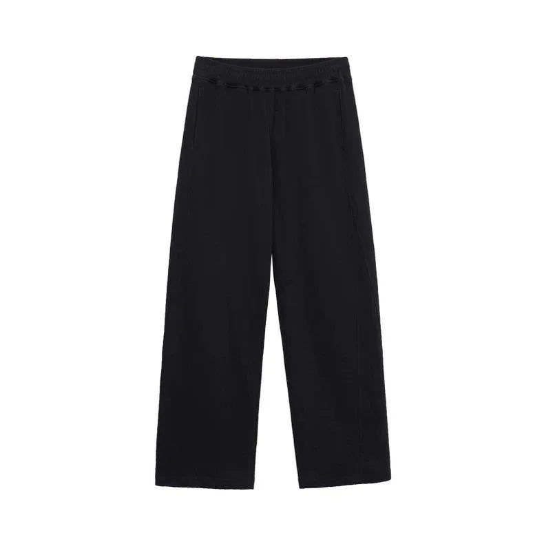 Men's Sweatpants Elastic Waist Joggers Track Pants Casual Sport Fitness Gym Clothing Autumn All-Match Loose Comfy Trousers