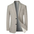 Sky Blue Men's Suit Jacket Thin Blazers Spring Autumn Solid Business Formal Wear Men Clothing Wedding Coat Oversize 4XL