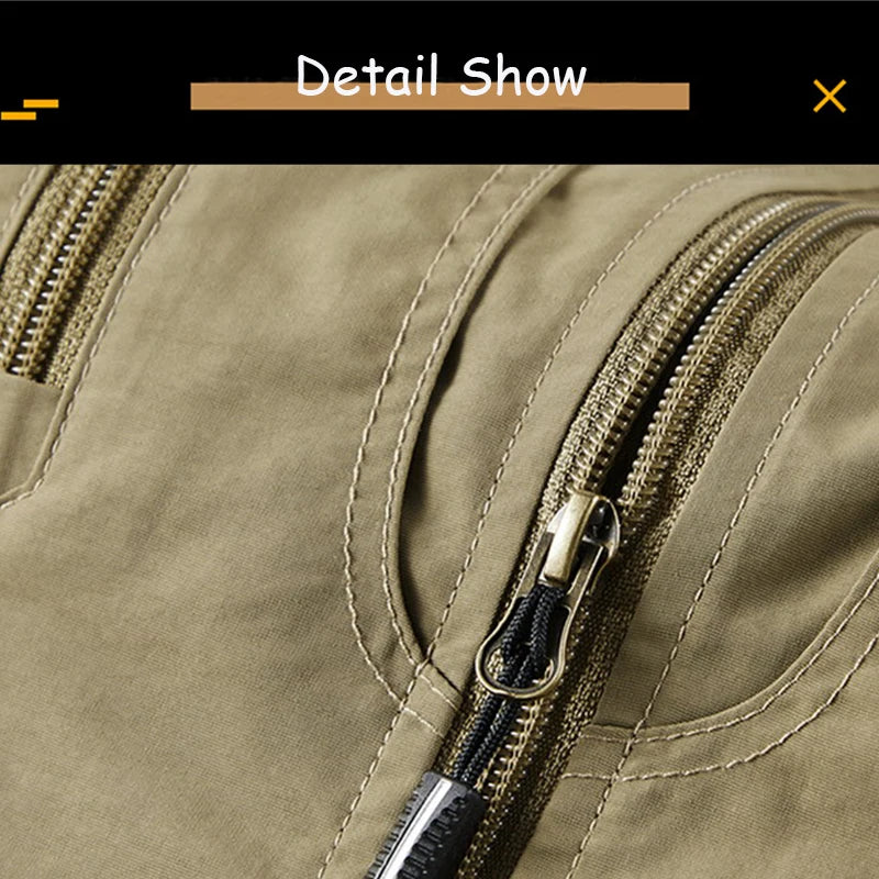 Tops 2025 New Summer Men Outdoor Camping Fishing Webbed Vest Men Sleeveless Many Pocket Tool Gear Loose Thin Vest Male Waistcoat