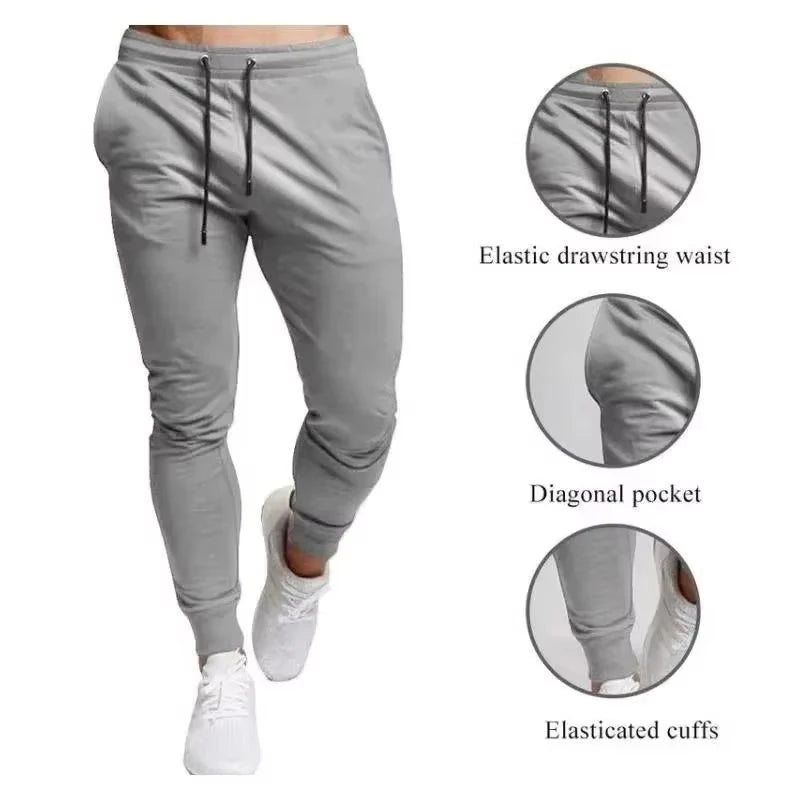 Letter B print Casual Sports Pants Running Workout Jogging Long Pants Gym Sport Trousers for Men Jogger Sweatpants men pants