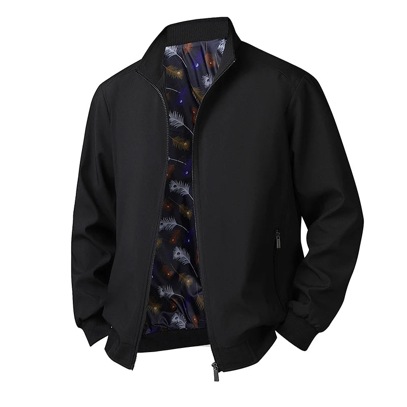 Plus Size 6xl 7xl 8xl Jacket Men Casual Autumn Spring Stand Collar Windbreaker Sport Coat Man Big Size Clothing 140kg Can Wear