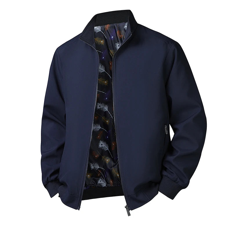 Plus Size 6xl 7xl 8xl Jacket Men Casual Autumn Spring Stand Collar Windbreaker Sport Coat Man Big Size Clothing 140kg Can Wear