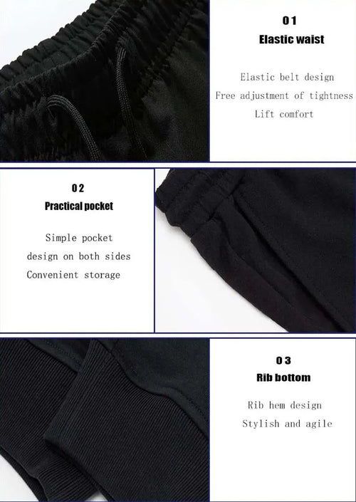 2025 Men's Fitness Jogging Sweatpants New Men's Casual Sports Pants Jogging Sports Pants Loose Running Pants Fitness Pan