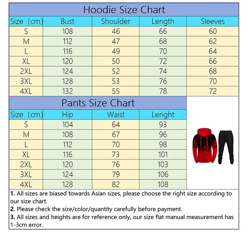 2025 Autumn Winter Men's Set Hoodie Sets Men Tracksuit Sportswear Hoodies or Sweatpant Male Warm Clothing Pullover Sweatshirts
