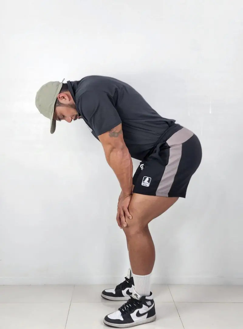 Men's Basketball 3-Point Sports Shorts Gym Fitness Training Elastic Loose Summer Beach Bodybuilding Shorts with Zip Pocket