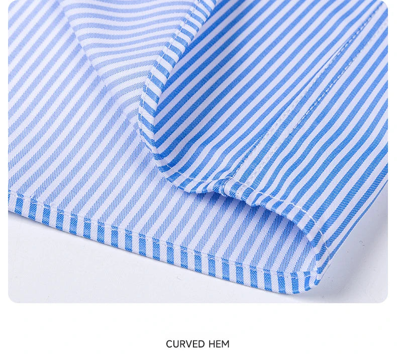 8XL Mens Shirts Long Sleeve Big Sizes Anti-wrinkle Business Men Shirt Long Sleeves Dress Shirts For Men Slim Fit Camisa Social