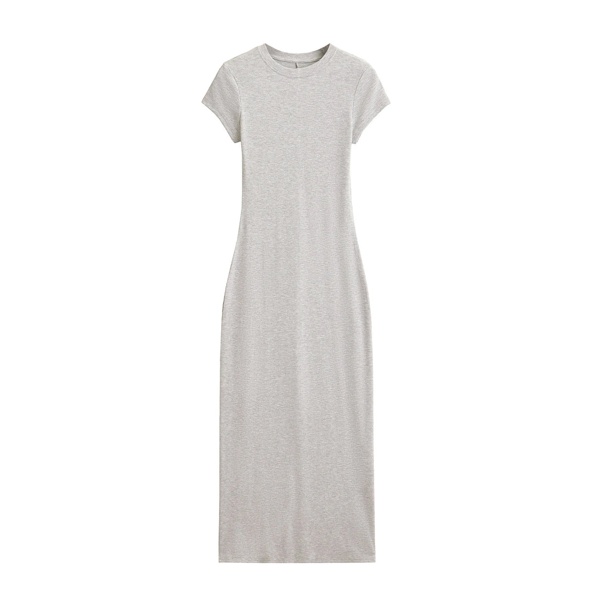 Short sleeve dresses for women 2025 Summer long dresses sexy one pieces black dresses vintage clothes midi dress bodycon knitted