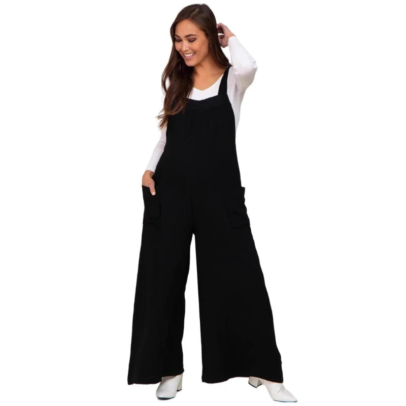 Pregnant Women's Pants Spring And Summer Thin Lace Up Wide Leg Casual Pregnant Women's Pants