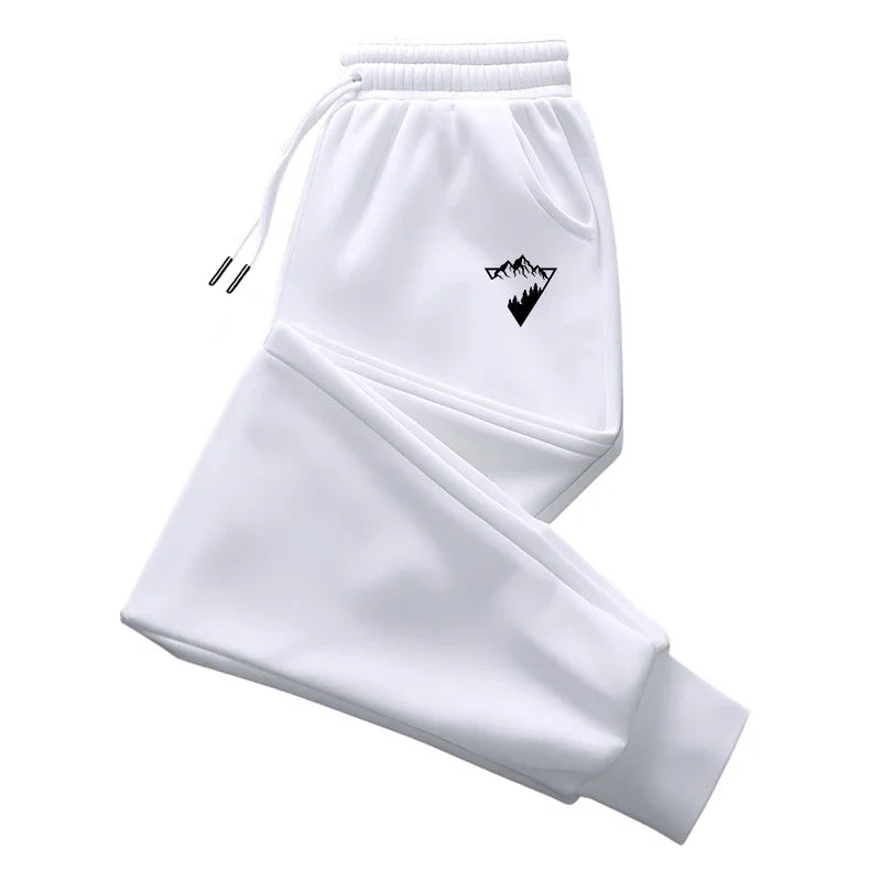 Drawstring Fashion Print 2026 Spring Simple Men's Sweatpants Hot Sales Versatile Gym Comfort Soft Sports Casual Trousers Jogging