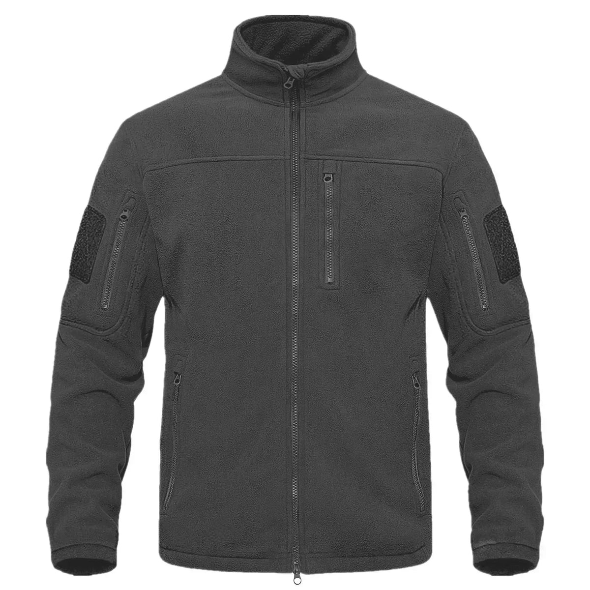 2026 Full Zippper Warm Fleece Tactical Jackets Men's Winter Thermal Turtleneck Jacket Outdoor Work Hunting Coats Safari Jacket