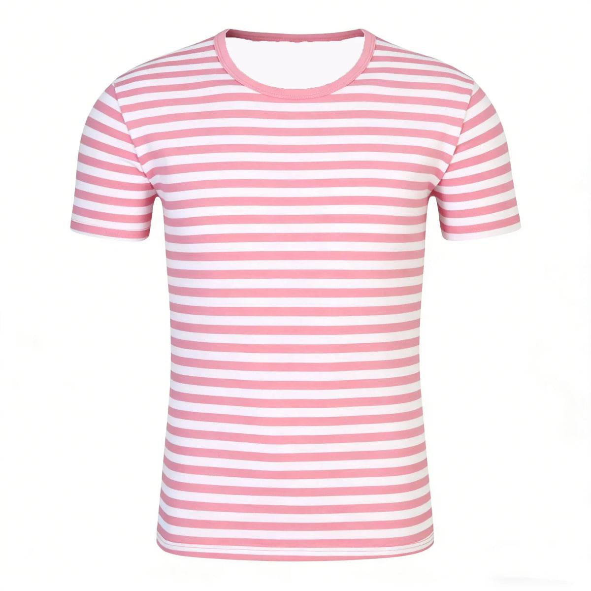 Summer Multi-Colored Stripes T-Shirts 3D Print Men Women Casual Round Neck Short Sleeve T Shirt Top Harajuku Tees Men's Clothing