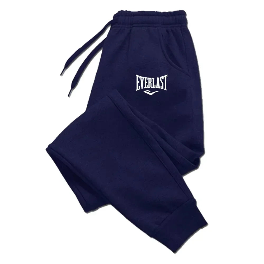 New Printed Pants Autumn EVERLAST Men/Women Running Pants Joggers Sweatpant Sport Casual Trousers Fitness Gym Breathable Pants